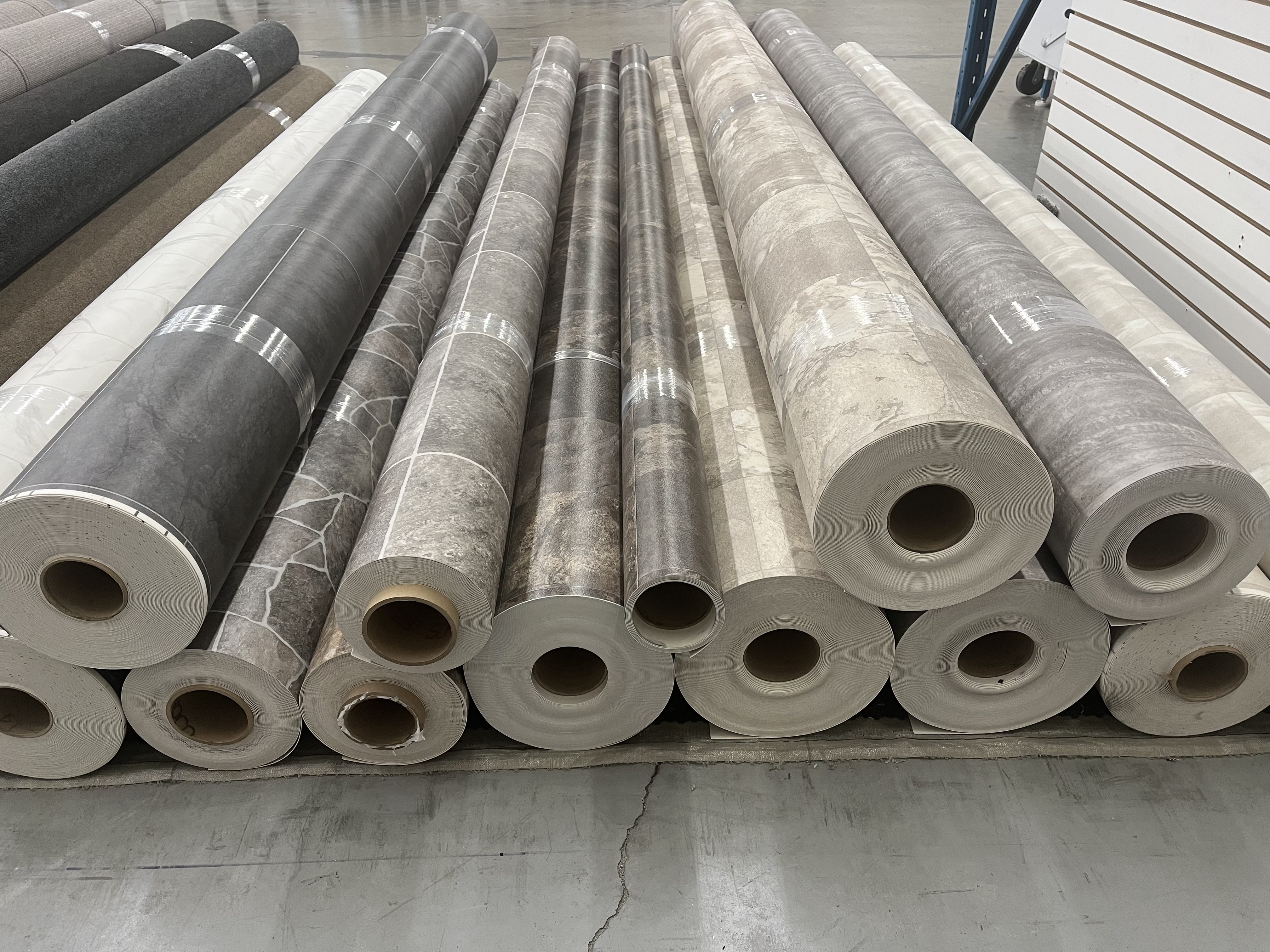 linoleum sheet vinyl roll end